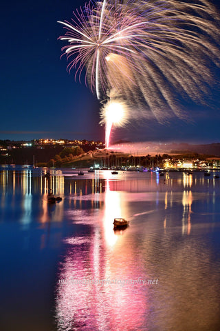 Regatta fireworks in Kinsale