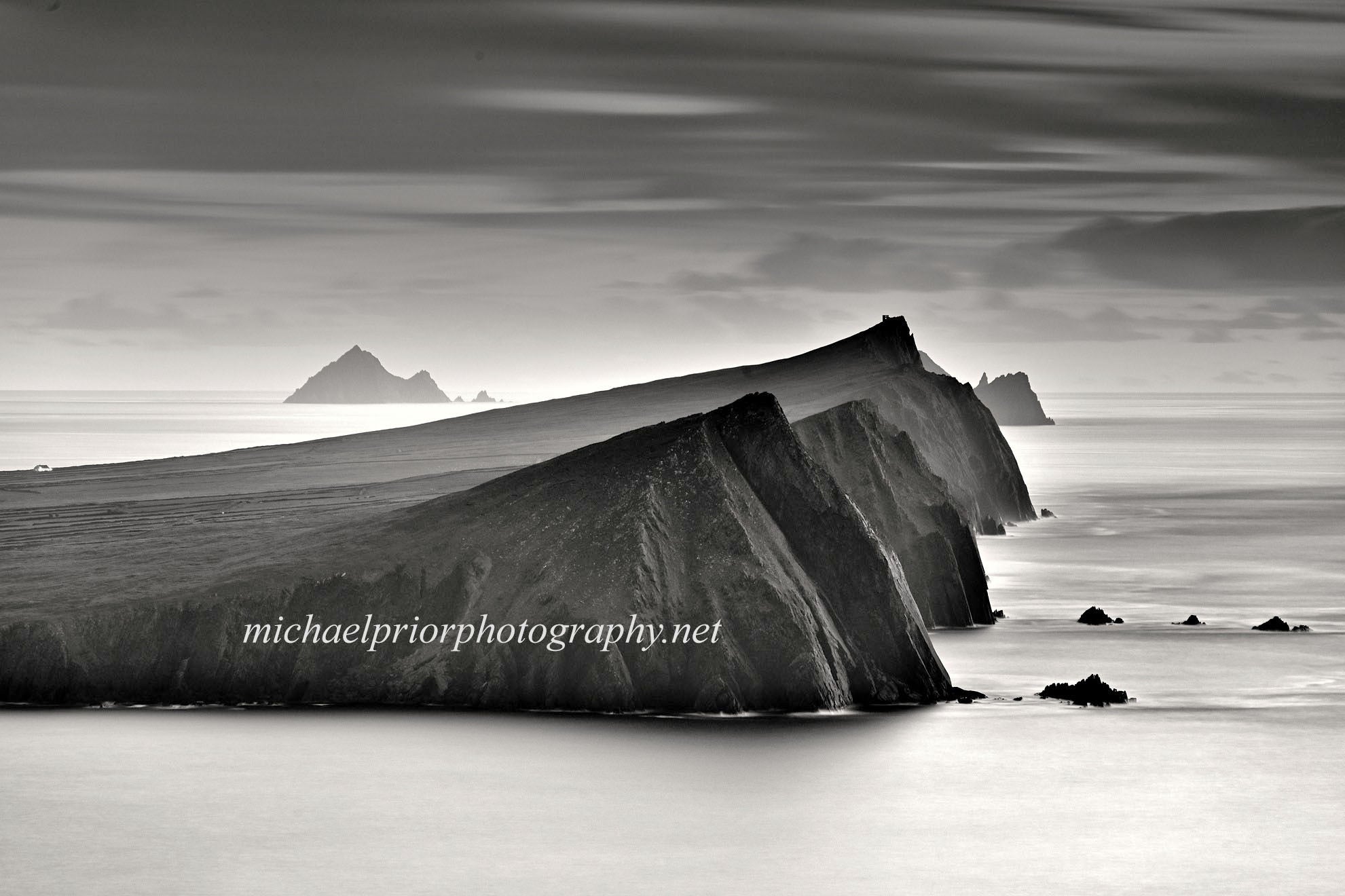 The three sisters b+w
