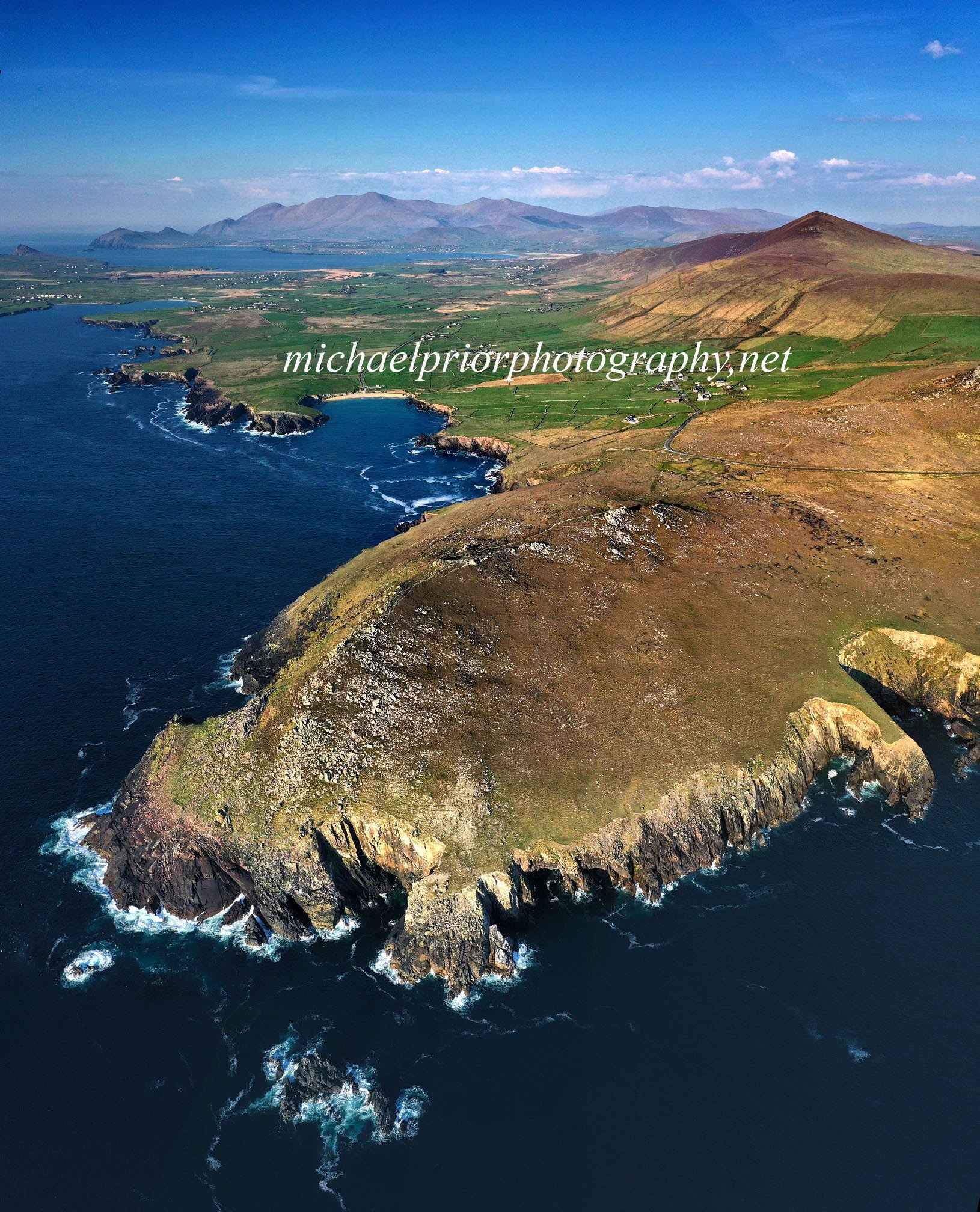 Clogher head Sleahead in summer sunshine