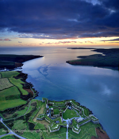 Charles fort at sunset