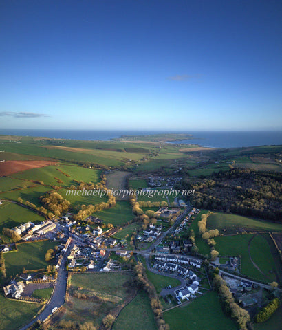 An aerial veiw of Ballinspittle