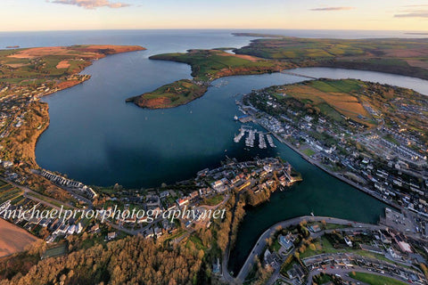 Kinsale town from the air