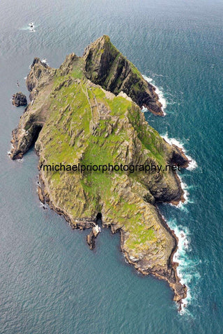 Skellig Michael from the air