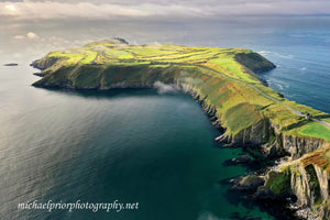 The east side of the Oldhead from the air