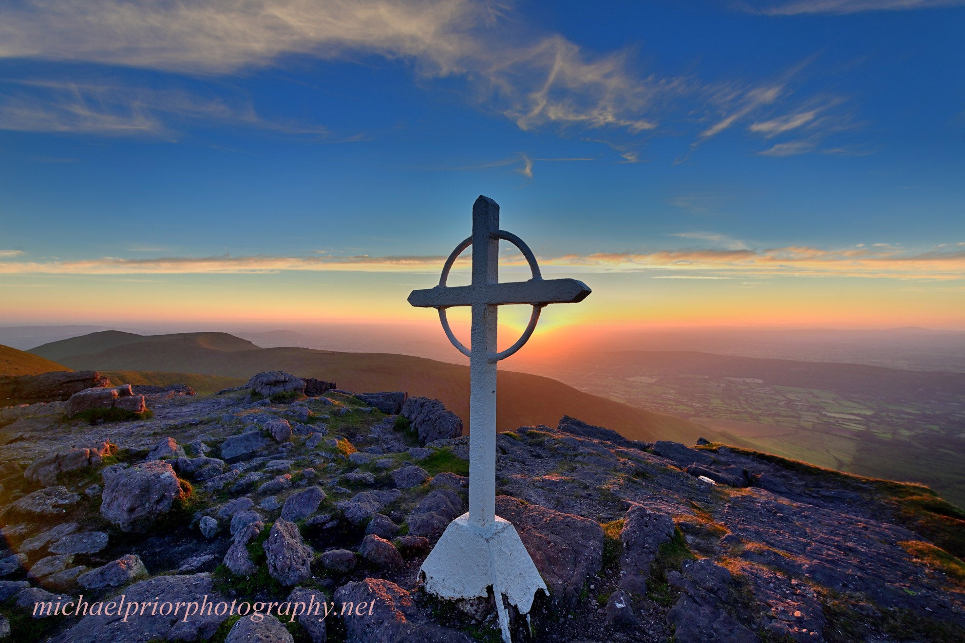 Galtee mountains sunset