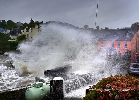 Storm Agnes at the Bulman bar Kinsale