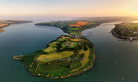 James fort and Kinsale from the air