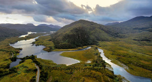 Killarney lakes from the air