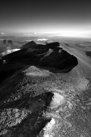 Mt Brandon in black and white