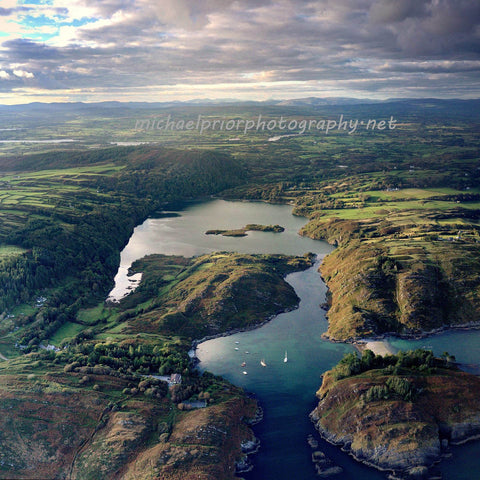 Lough Hyne from the air