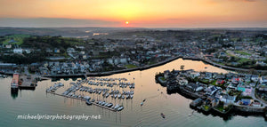 Kinsale town at sunset