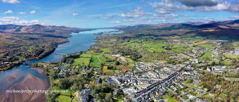 Aerial view of Kenmare Co Kerry