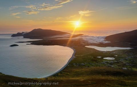 Sunset On Achill Isand Co Mayo