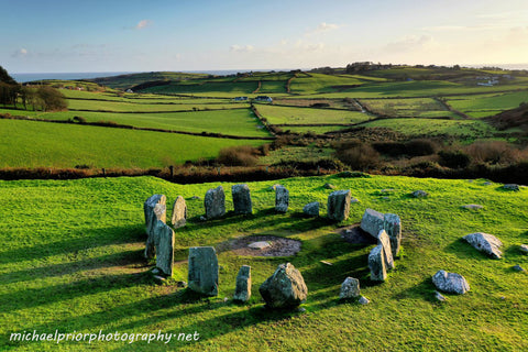 Drumbeg stone circle near Glandore in west Cork