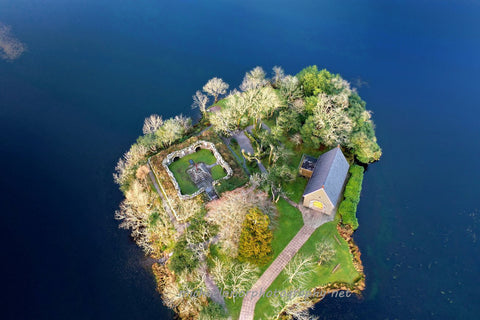 Birds Eye View Of Gougane Barra, west Cork