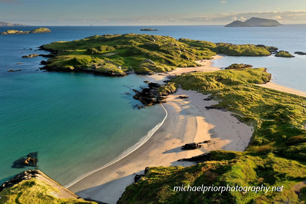 Derrynane in beautiful evening sunshine