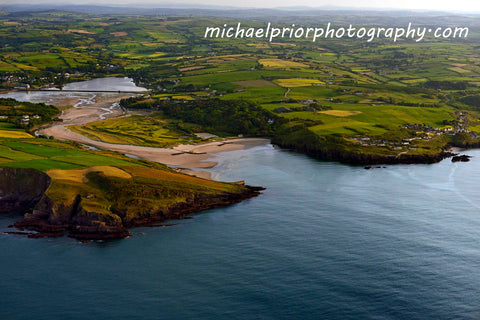 Warren Beach with Rosscarbery in the background