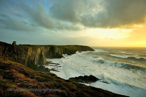 Stormy Sunset At The Oldhead of Kinsale - Michael Prior Photography 