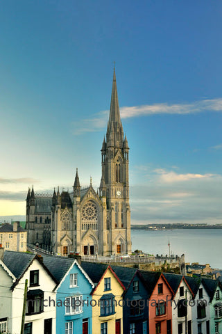 Cobh cathedral in Evening sunshine