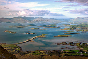Clew bay co mayo in evening sunshine - Michael Prior Photography 