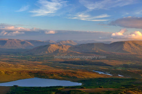 The Connamara National Park In Autumn Sun - Michael Prior Photography 