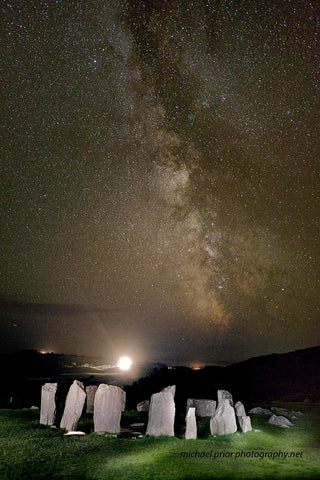 Drombeg Stone Circle and the milkyway - Michael Prior Photography 