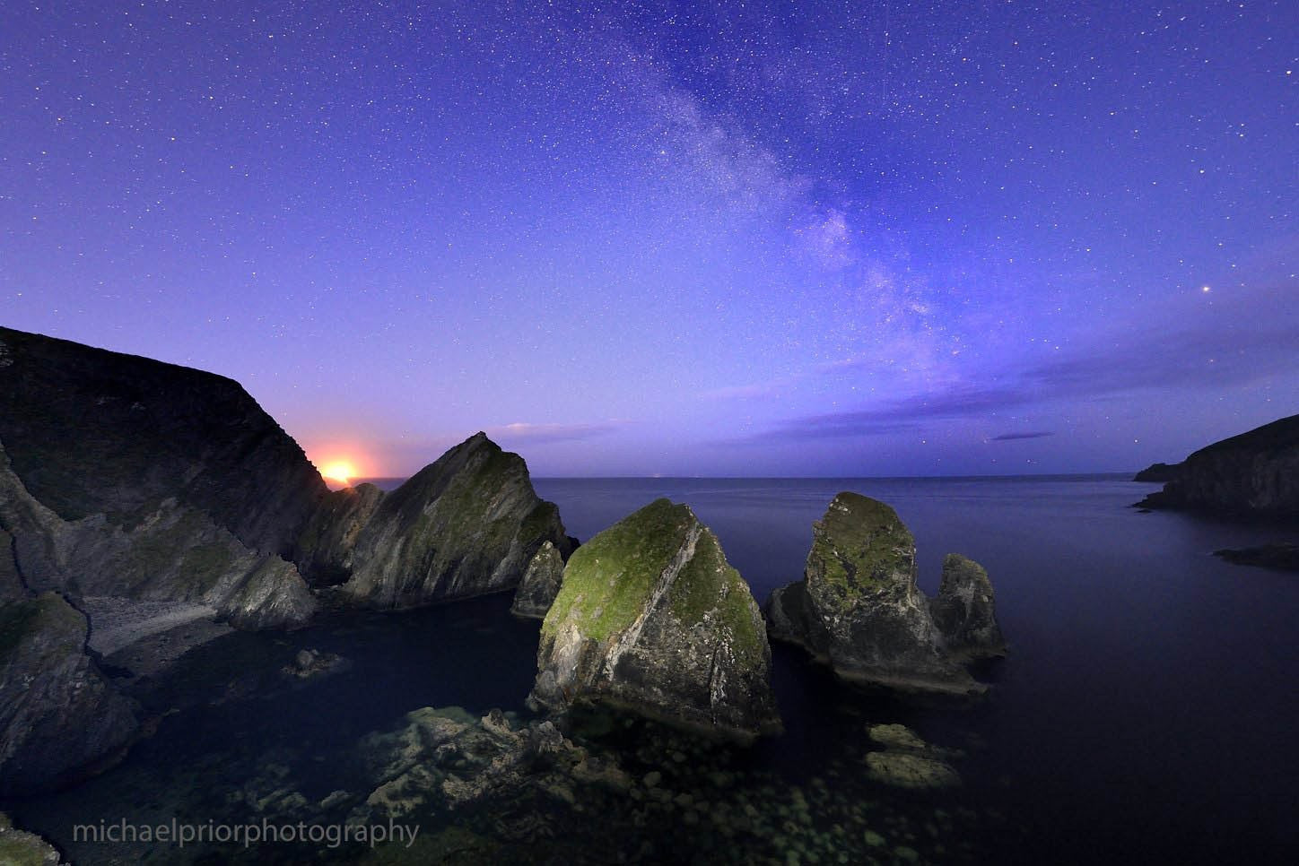 Nohoval Cove At Night - Michael Prior Photography 