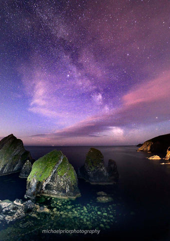 Nohoval cove and the milky way - Michael Prior Photography 