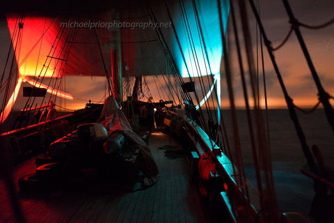 Sailing The Graveyard Shift - Michael Prior Photography 