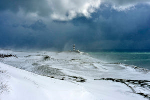 The Oldhead Golf course Under Snow - Michael Prior Photography 