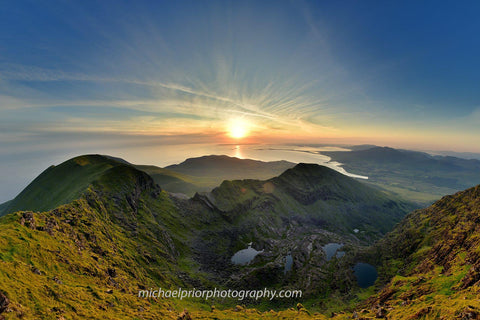 Brandon Bay At Sunrise-A Wide Angle View - Michael Prior Photography 