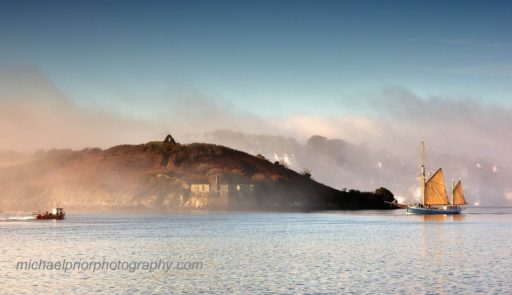 Fog Clearing In Kinsale Harbor West Cork