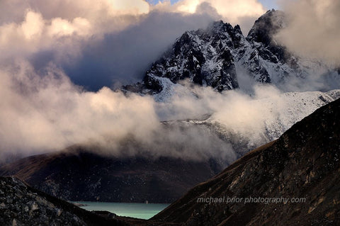 Fifth Lake At Goyko In The Himalayas