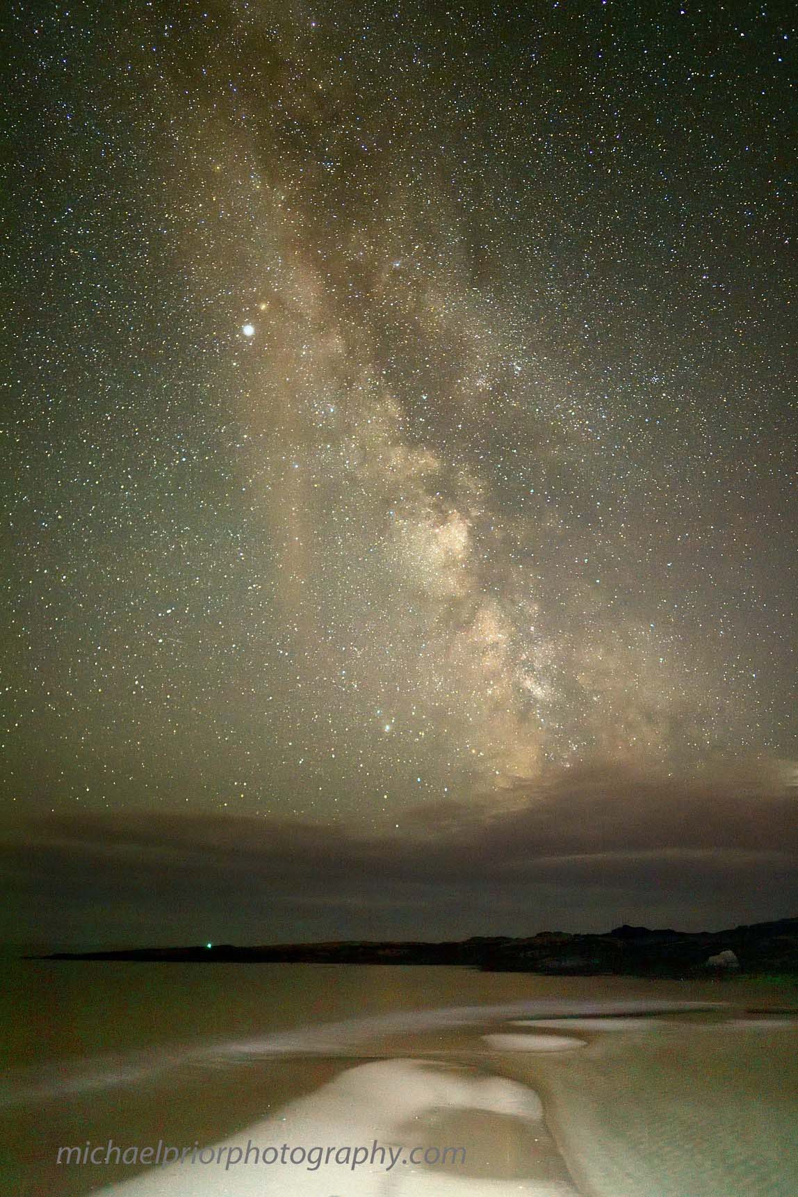 Garretstown At Low Tide With The Milkyway on a Beautiful Clear Summer Night