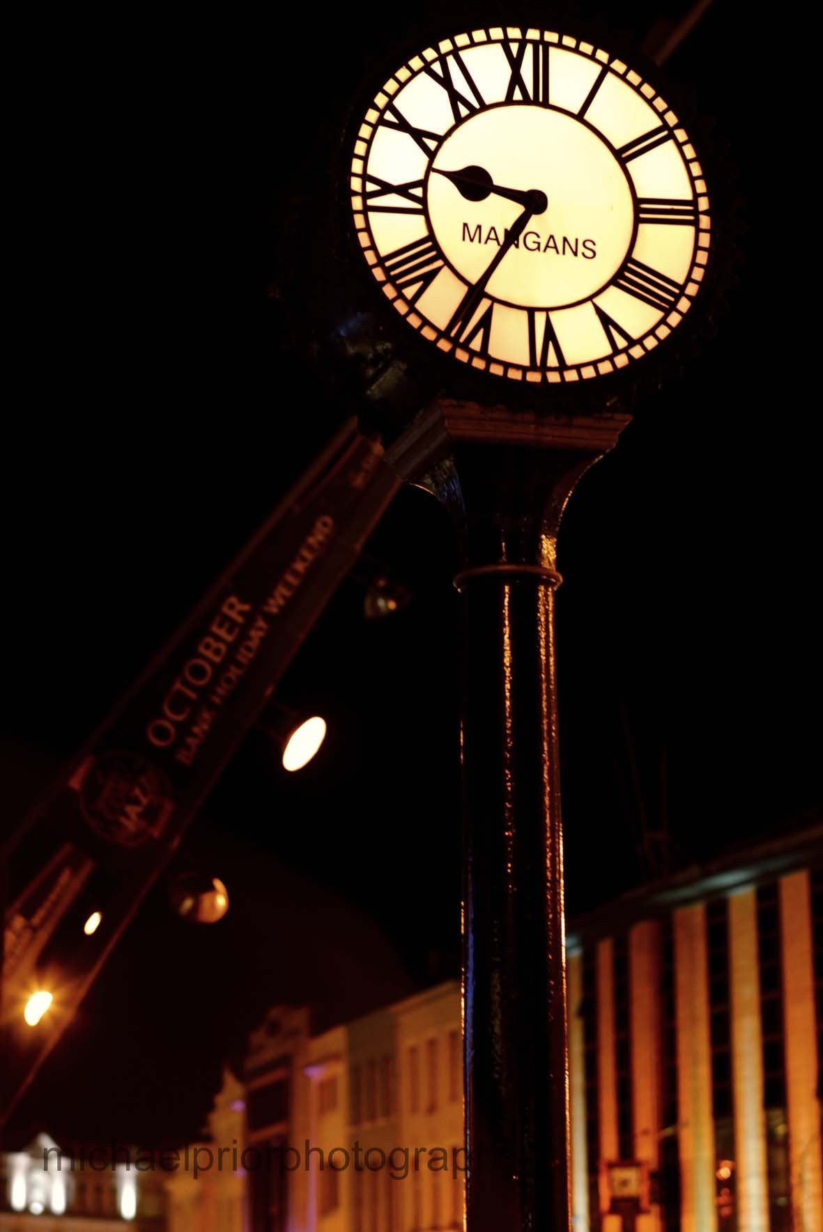 Mangans Clock Cork - Michael Prior Photography 