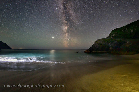 Coumeenole Beach And The Milkyway In Sleahead Co Kerry Ireland