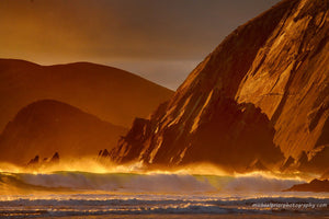 Sunset At Coumeenole Dingle Co Kerry