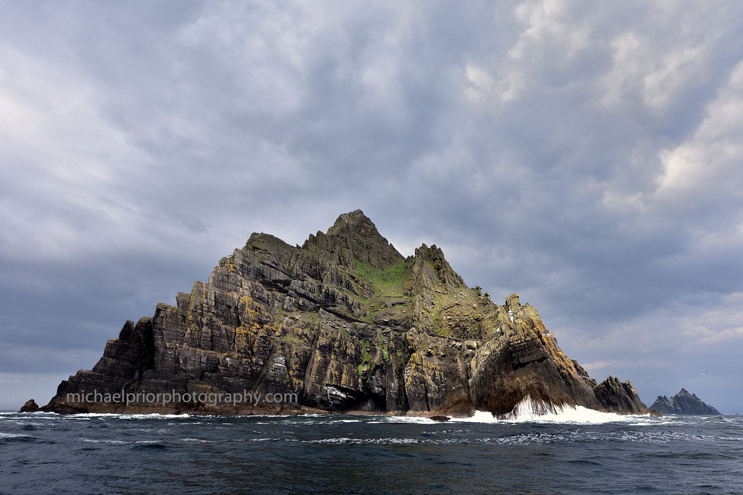 Skellig Michael With The Little Skellig in the Background - Michael Prior Photography 