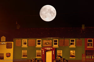 The moon over the Speckled Door