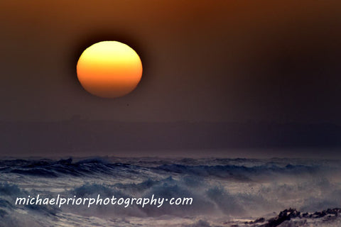 The Sunset Over The Seven Heads From Garretstown