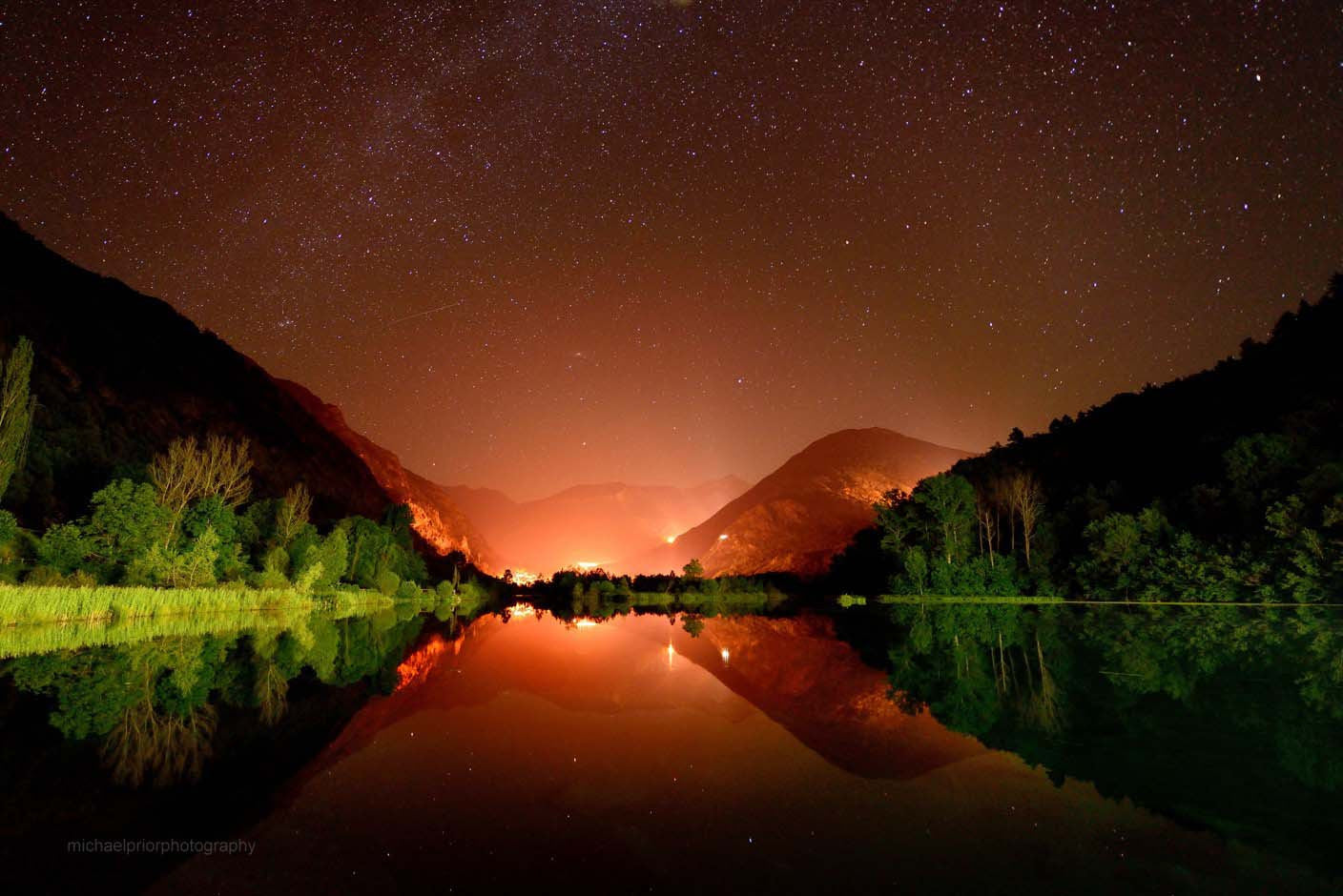 Pyrenees Lake By Night - Michael Prior Photography 