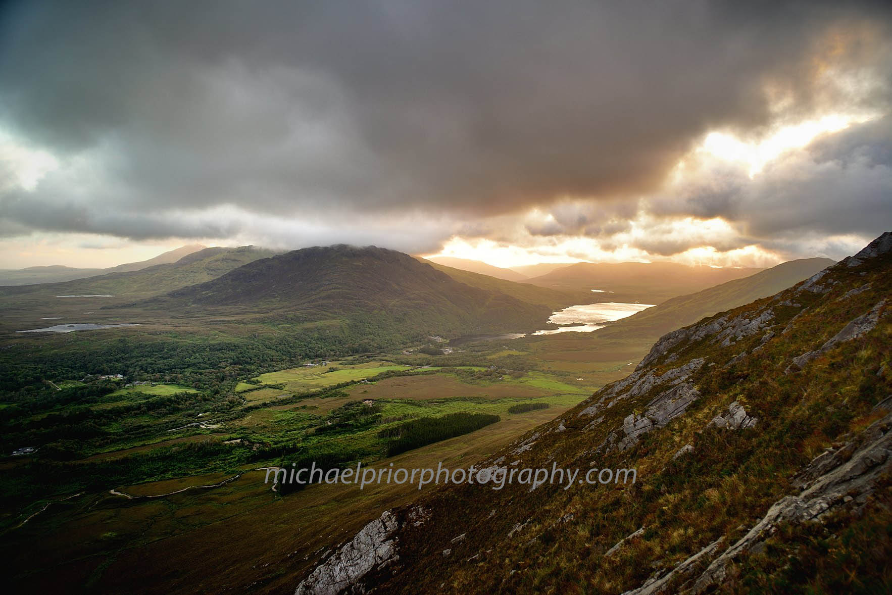 Sunrise From Diamond Hill With Mayo In The Background - Michael Prior Photography 