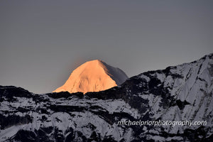The Tip Of A Himalayan Sunrise