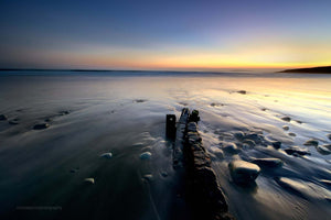 Garretstown - Groynes At Sunset - Michael Prior Photography 