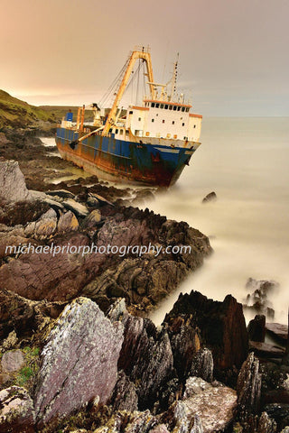 Ghost Ship In Ballycotton Co Cork