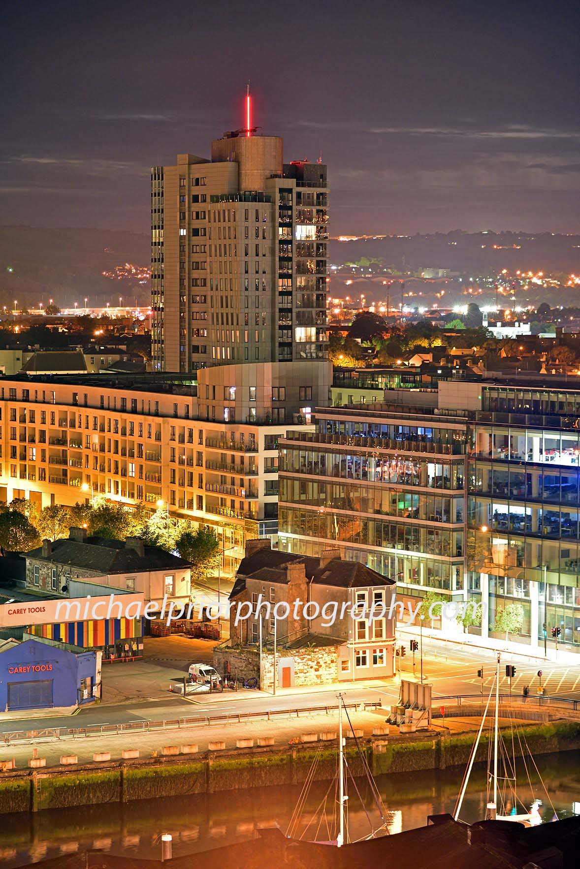 The Elysian And The Sextent pub, Cork City at Night - Michael Prior Photography 