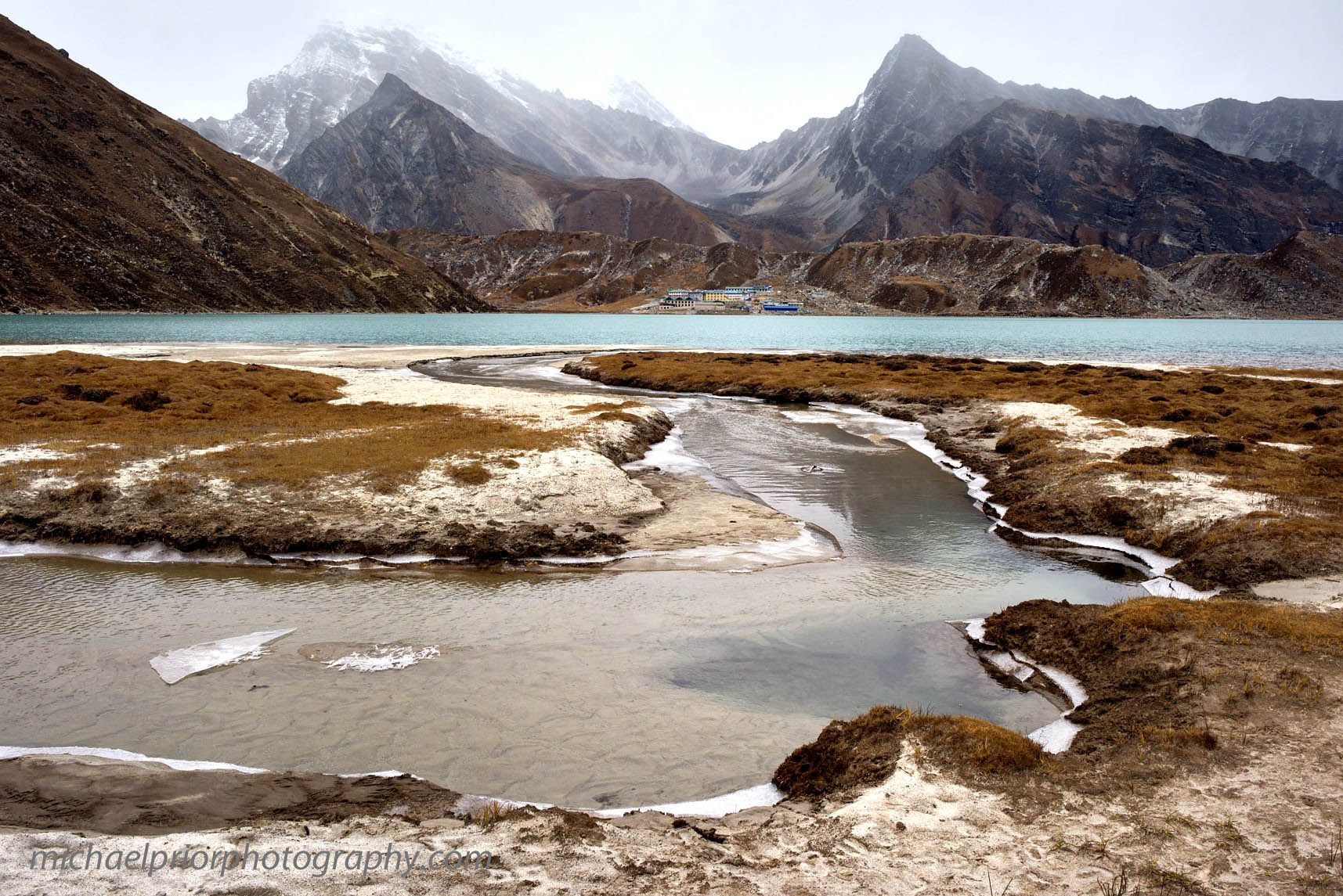 Goyko From The Farside Of Gokyo Lake