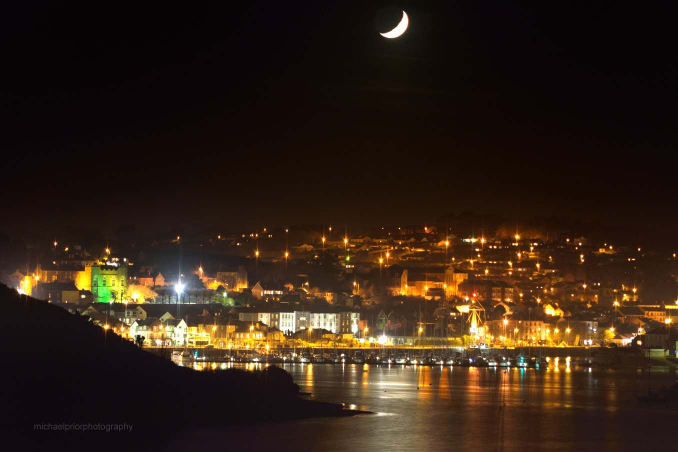 Kinsale Under The Moon - Michael Prior Photography 
