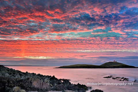 Ballycotton a red sky in the morning