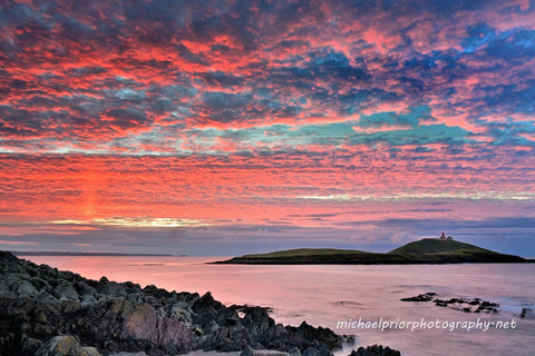 Ballycotton a red sky in the morning